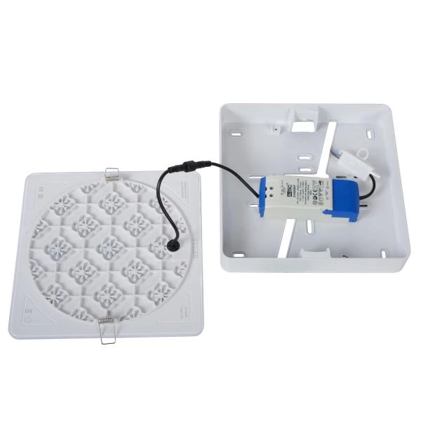 Lucide CERES-LED - Plafonnier Salle de bains - LED Dim. - 1x30W 3000K - IP44 - Blanc - détail 3